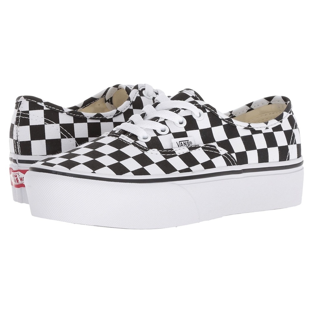 Vans Authentic Platform 2.0 Checkerboard Sneakers